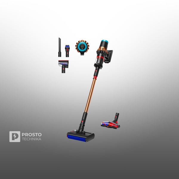 Вертикальный беспроводной пылесос Dyson V16 DS60 Piston Animal Submarine SV53A Wash (Black / Copper) (Наша Вилка)